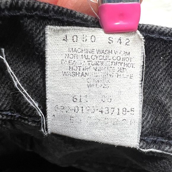 👖|•LEVI'S •| Vintage 512 Slim Fit Tapered Leg High Rise Jeans Vtg 'Size 11' - Picture 10 of 13